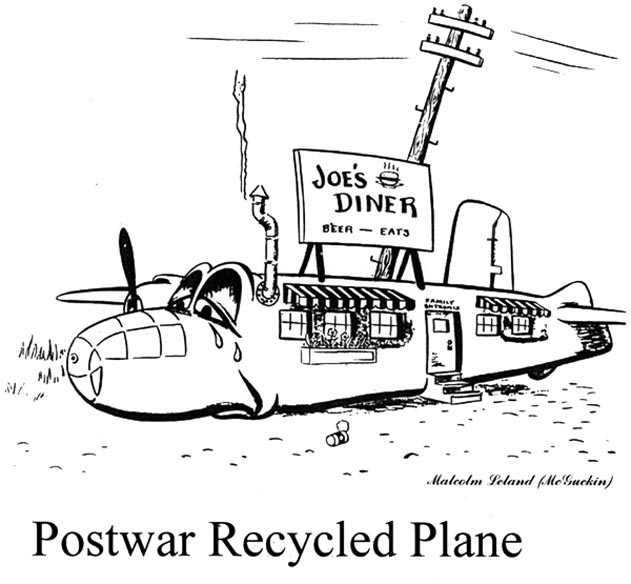 Postwar Recycled Plane