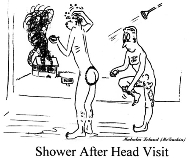 Shower After Head Visit