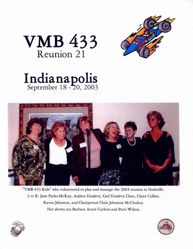 2003 Reunion Booklet: Indianapolis, IN